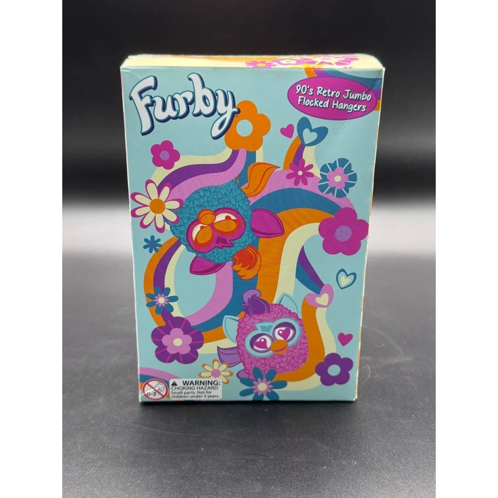 Furby 90s Retro Jumbo Flocked Hangers Blind Box Mystery Keychain Hasbro Surreal